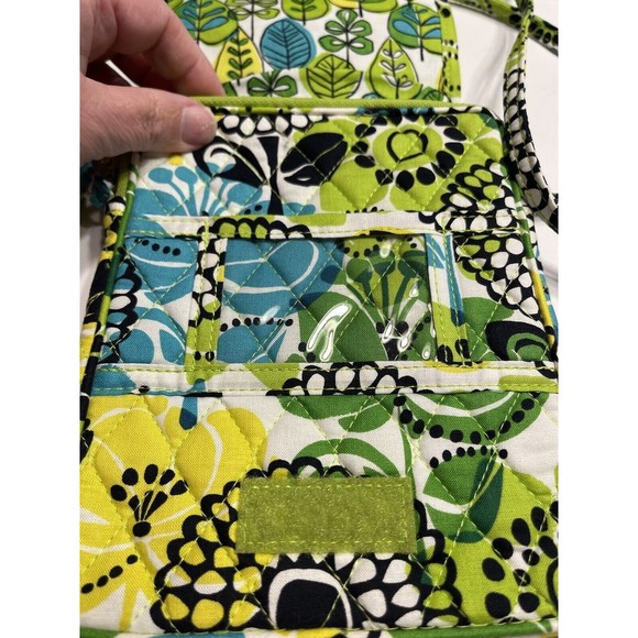 NWT - Vera Bradley Mini Hipster Crossbody Purse Shoulder Handbag Limes Up - Picture 5 of 13